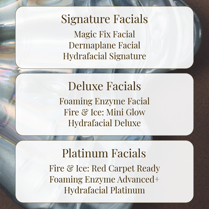 Facial Packages - 3 Sessions | Available Through September 28th