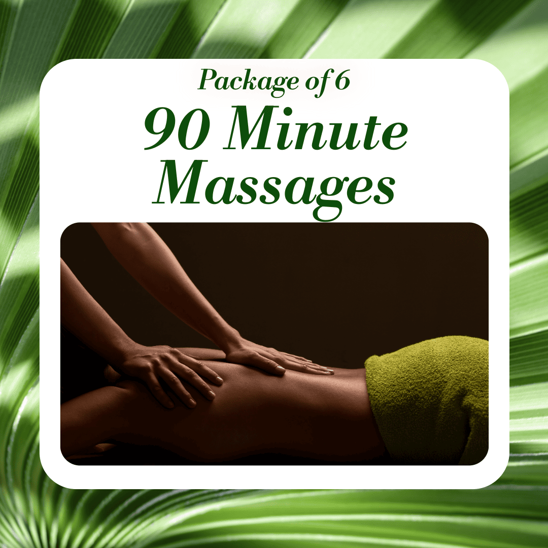 90 Minute Massage Package of 6 Azure Dream Spa